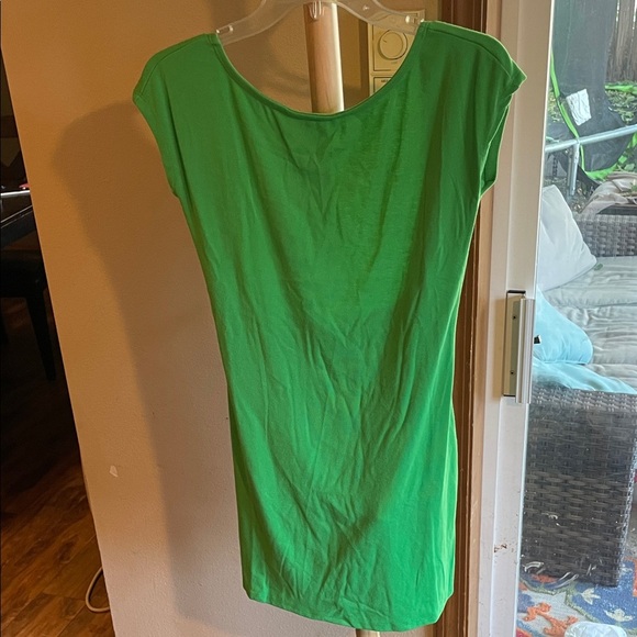 Free People Beach Vibrant Green Mini Dress - Picture 3 of 8